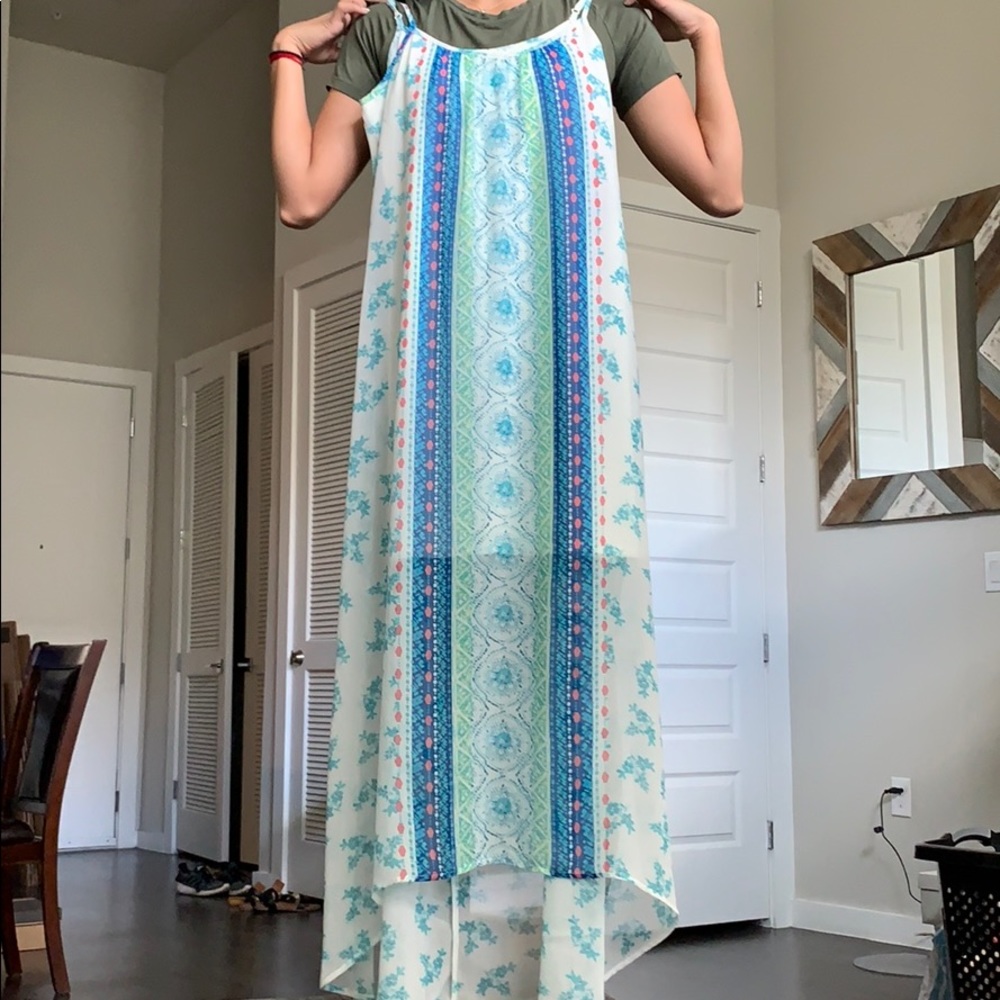 Spaghetti strap maxi dress